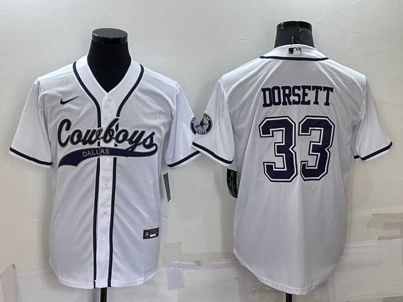Men's Dallas Cowboys #33 Tony Dorsett White Stitched Cool Base Nike Baseball Jersey,We sell and wholesale Men's Dallas Cowboys #33 Tony Dorsett White Stitched Cool Base Nike Baseball Jersey on line form chian!